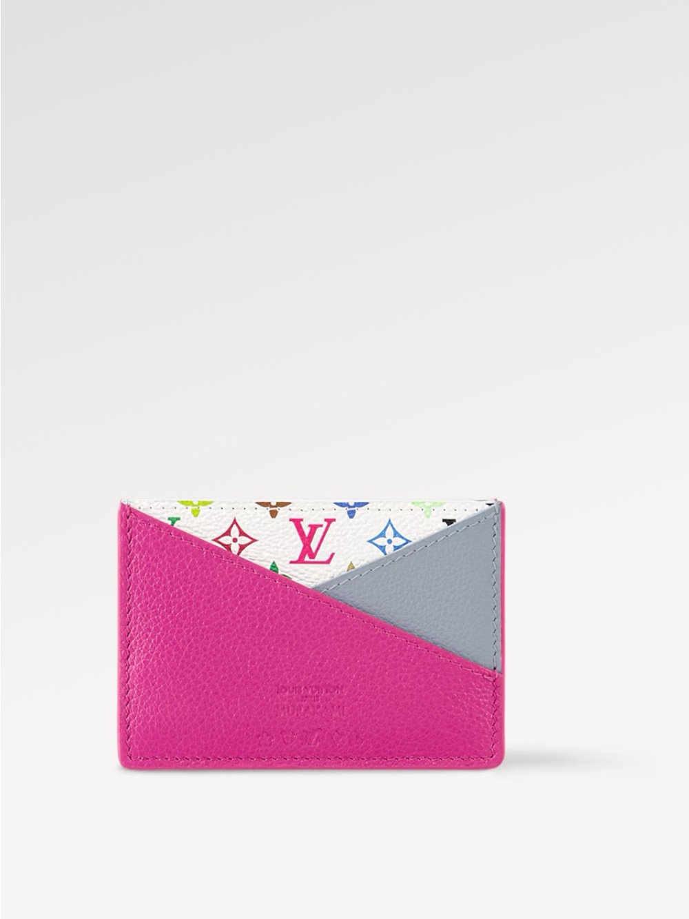 Louis Vuitton Pink Multicolor Monogram Card Holder